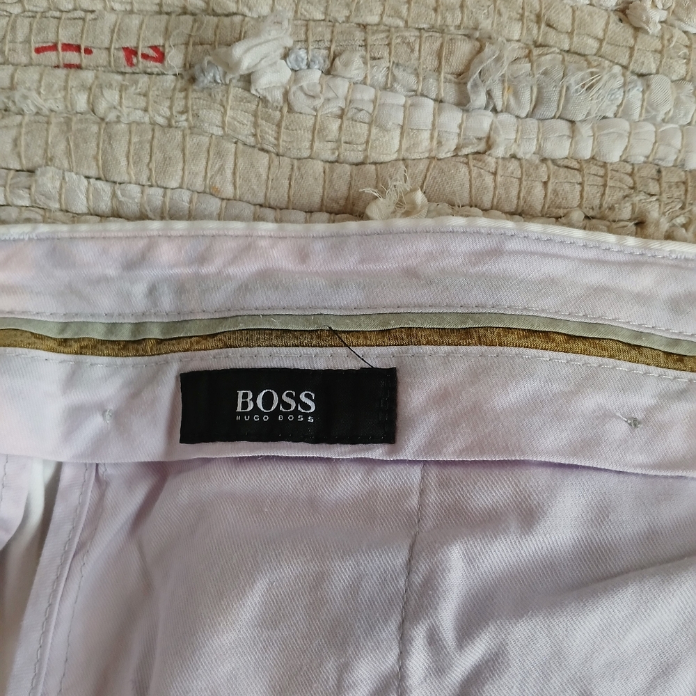 Boss Hugo Boss Pants Mens Size 36R White Used - Picture 4 of 16